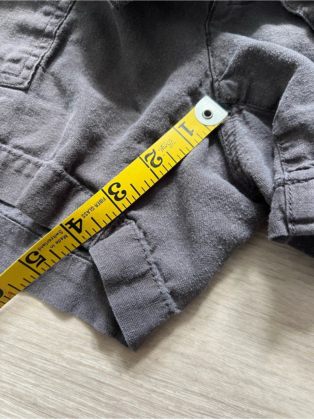 Apt. 9 LOT of 2 Linen Blend Modern Casual Shorts - Black & Gray 4 - Picture 4 of 6